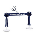 Grand Opening Kit-25" Ceremonial Scissors, Ribbon, Bows, Stanchions